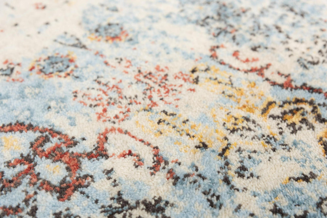 10' X 13' New Zealand Lambs Wool Oriental Hand Carved Handmade Area Rug (747869) - Blue / Beige / Ivory