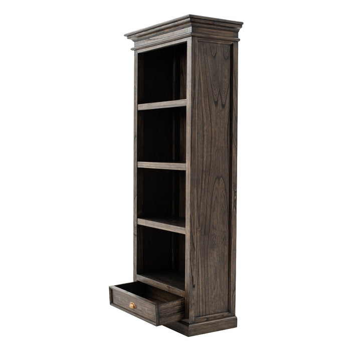 Four Tier Bookcase - Brown / Black