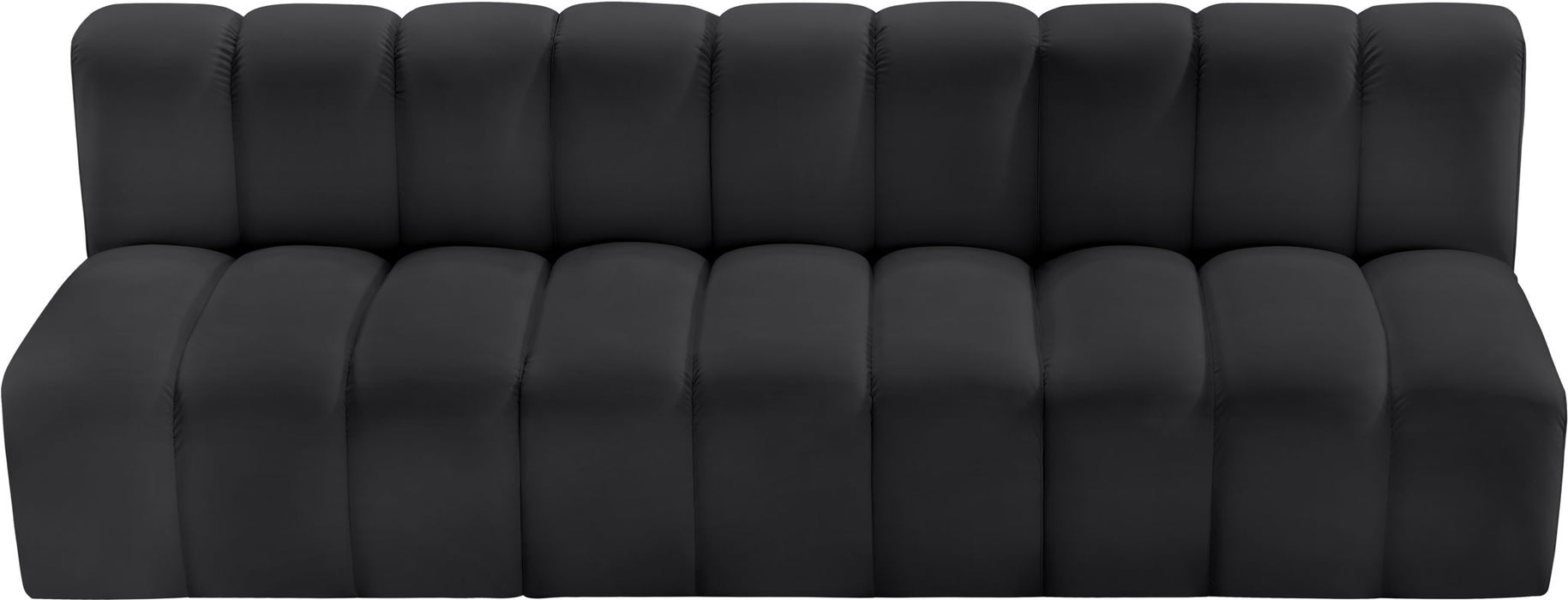 Arc - Faux Leather 3 Seats Modular Sofa