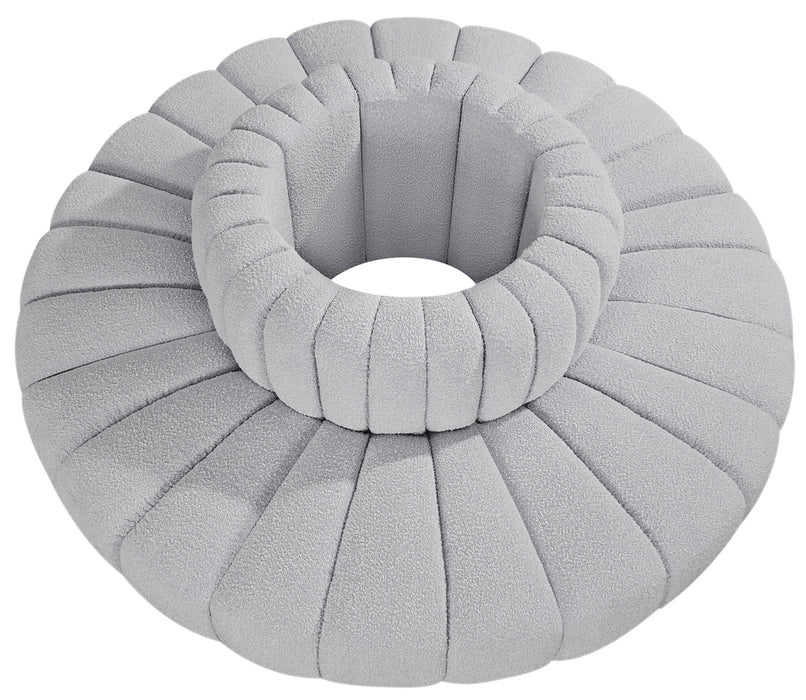 Arc - Boucle Fabric 8 Piece Round Modular Sofa
