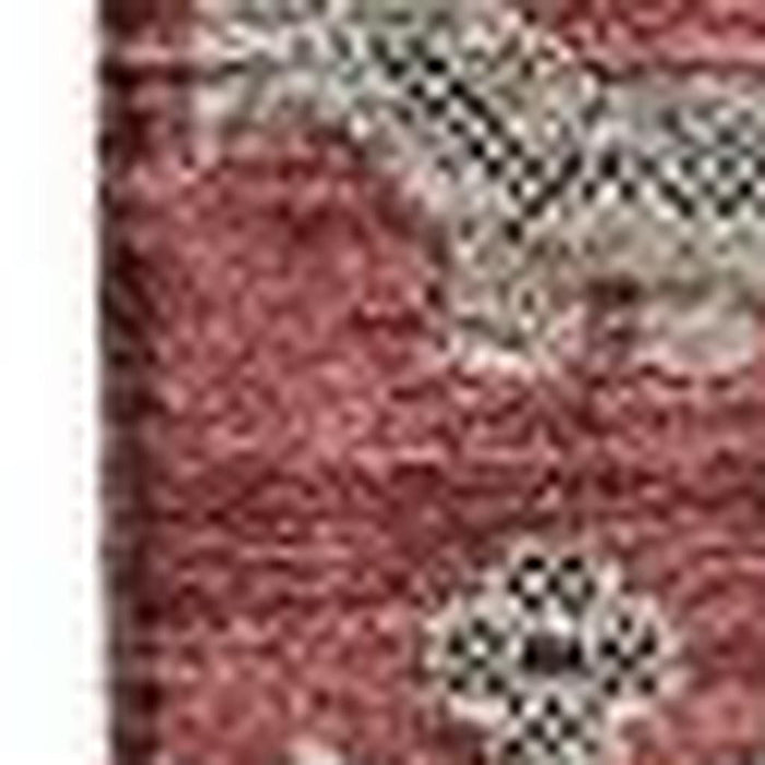 10' X 14' Oriental Washable Area Rug With UV Protection (656681) - Red / Beige / Charcoal