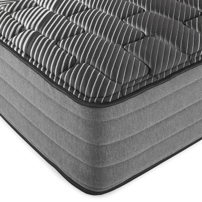 Montlake - Eastern King Cool Firm Foam Hybrid Mattress - Black