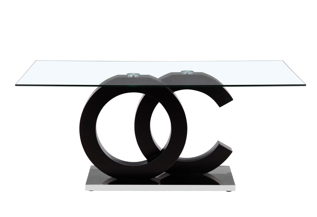 5 Piece Dining Room Set (D2207 Dining Table With 4 D915 Dining Chairs) - Black