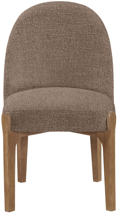 Torino - Upholstered Dining Chair With Brushed Brown Base (Set of 2)