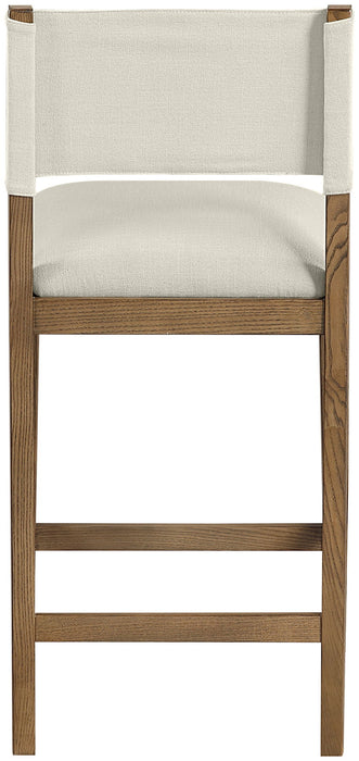 Avon - Linen Textured Performance Fabric Counter Stool