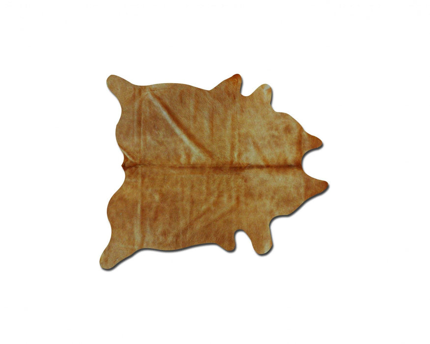 60" x 84" Cowhide Area Rug - Tan