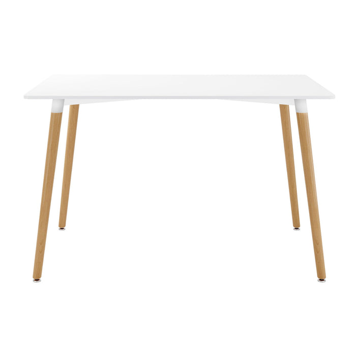 30" Solid Wood Dining Table - White