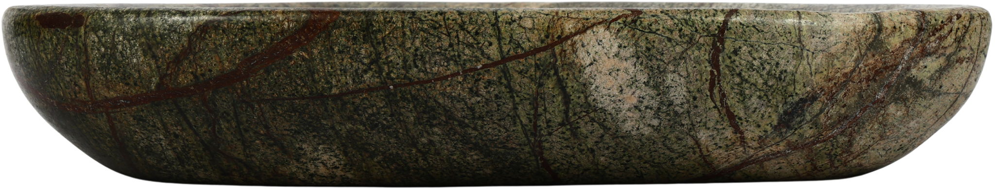 Meridian Furniture Whelan genuine marble bowl, a stylish and elegant decorative plate for dining or display.