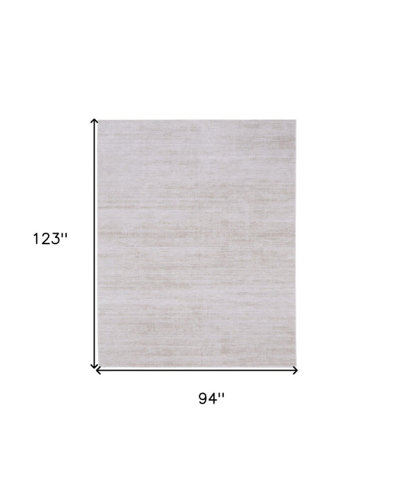 8' x 10' Power Loom Area Rug - Ivory
