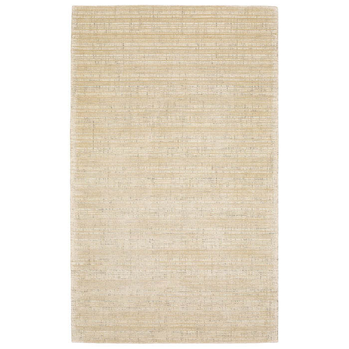 10' X 13' Striped Hand Tufted Area Rug - Beige And Ivory