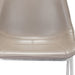 Pair of gray and silver 26-inch steel low back counter height bar chairs from HomeRoots, set of 2, with metal frames and cushioned seats.