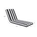 Giga outdoor lounge chair cushion replacement set with back and seat cushions, designed for patio furniture and chaise lounges.