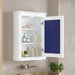 Giga wall-mounted bathroom medicine cabinet with mirror, designed for over toilet storage, featuring sleek modern design