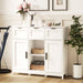 Giga wooden sideboard with drawers and shelves, ideal for living room, bedroom, or bathroom storage and home decor.