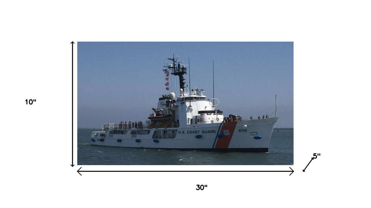 Hand Painted Model Boat (624400) - White