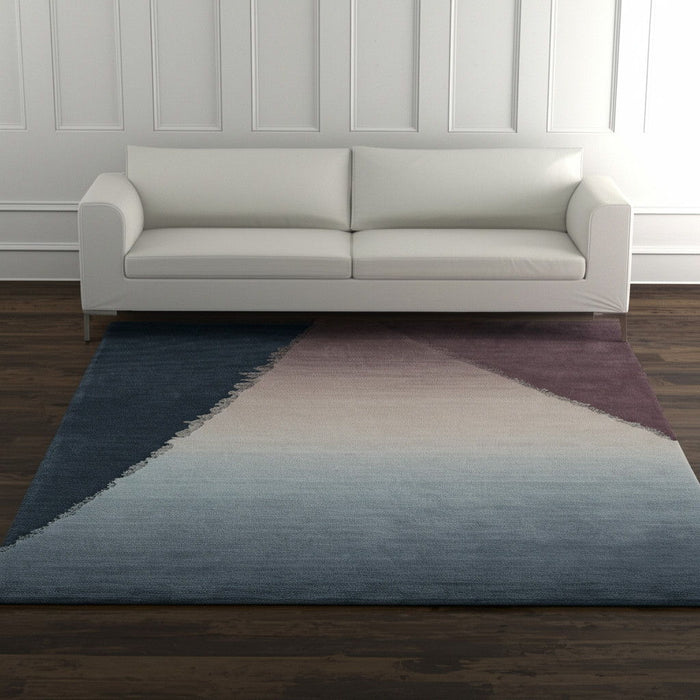 5' X 8' Geometric Hand Tufted Area Rug - Taupe