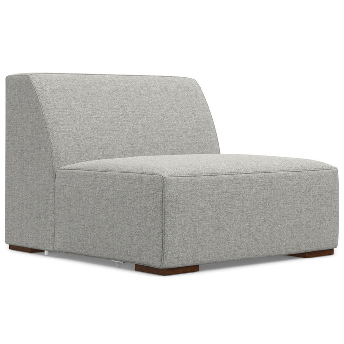 34" Fabric Arm Chair - Gray / Brown