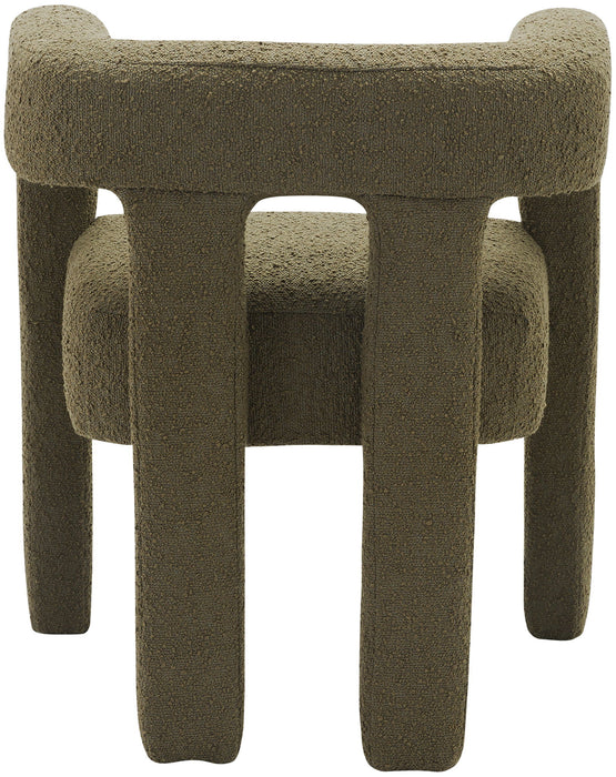 Athena - Boucle Fabric Dining Chair