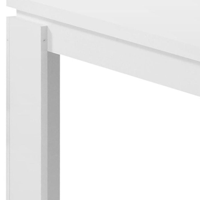 140" Solid Wood Dining Table - White