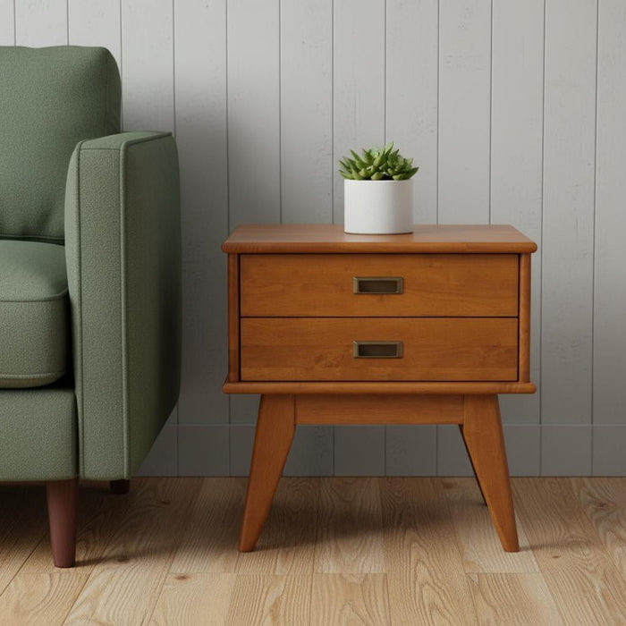 22" Wood End Table - Brown