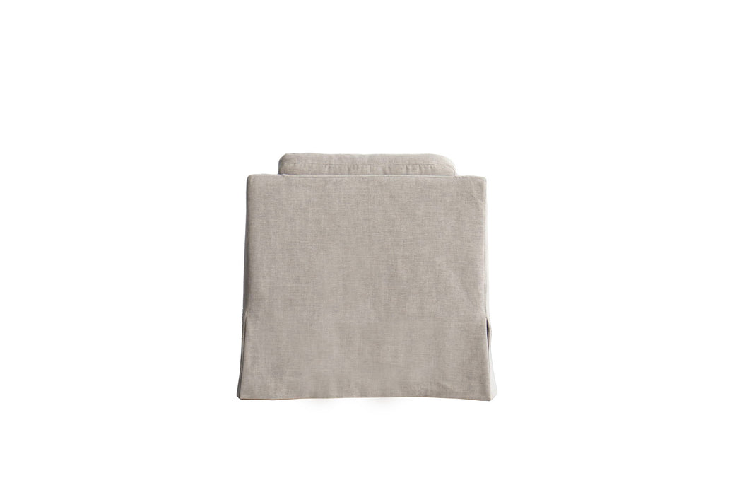 Upholstered Arm Chair - Beige