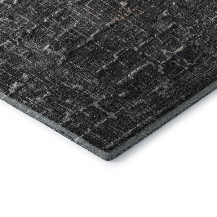 10' X 14' Ombre Washable Area Rug With UV Protection (683363) - Khaki / Gray / Charcoal