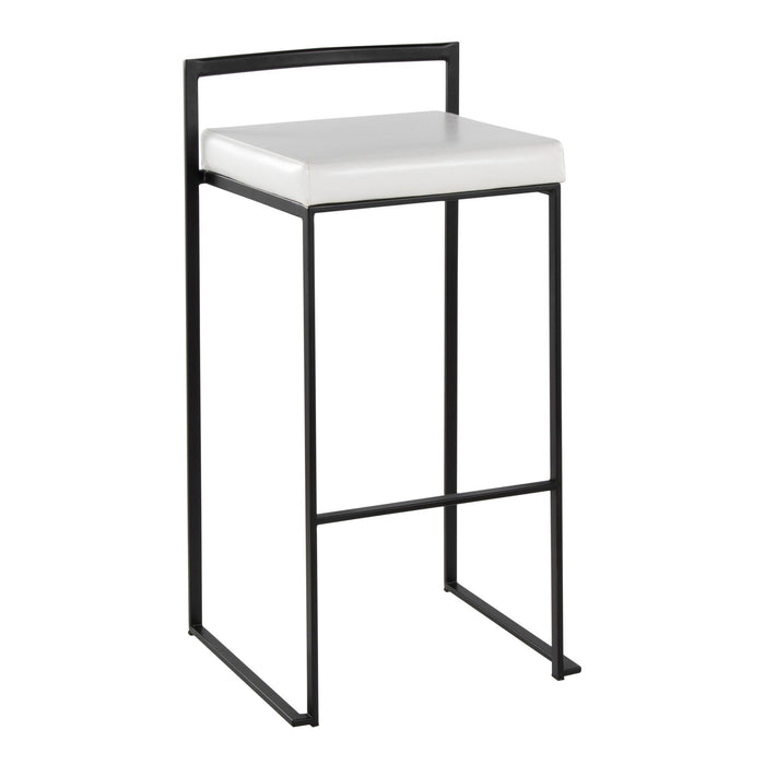 Fuji - Stackable Barstool - Black Metal