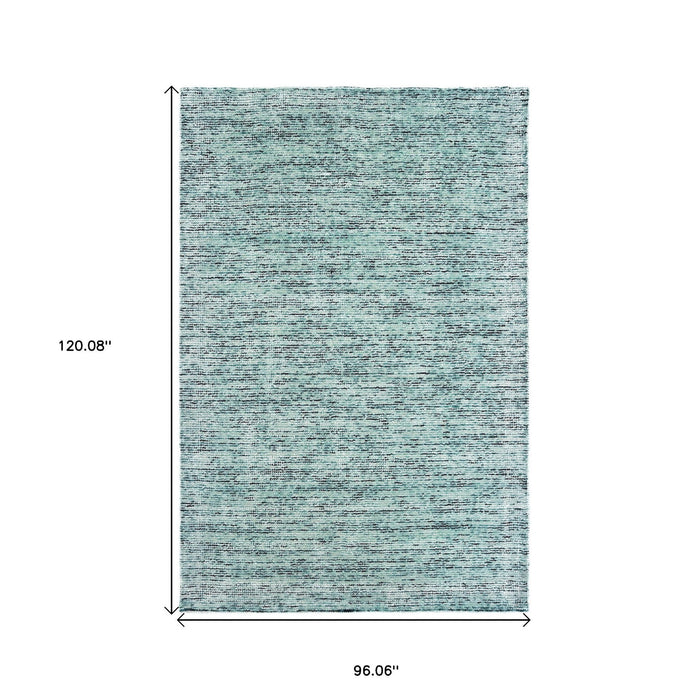 8' X 10' Hand Tufted Area Rug - Blue