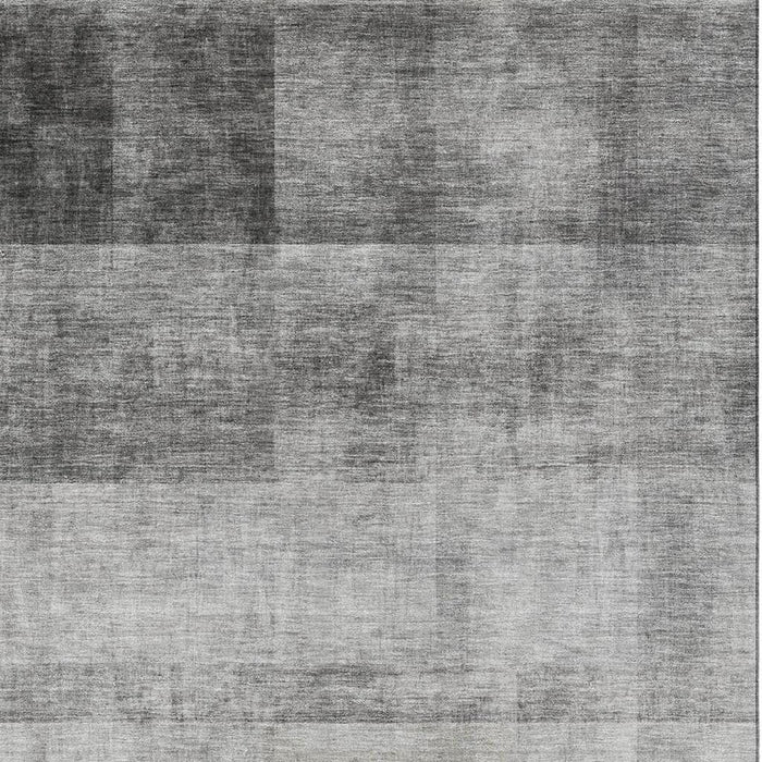 10' X 14' Abstract Washable Area Rug With UV Protection (649630) - Gray / Ivory
