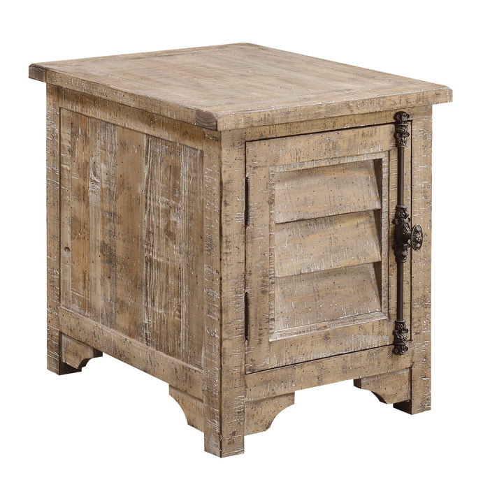 Chair Side Table - Taupe