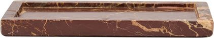 Marble tray by Meridian Furniture featuring a smooth, polished genuine marble surface and sleek tray design.