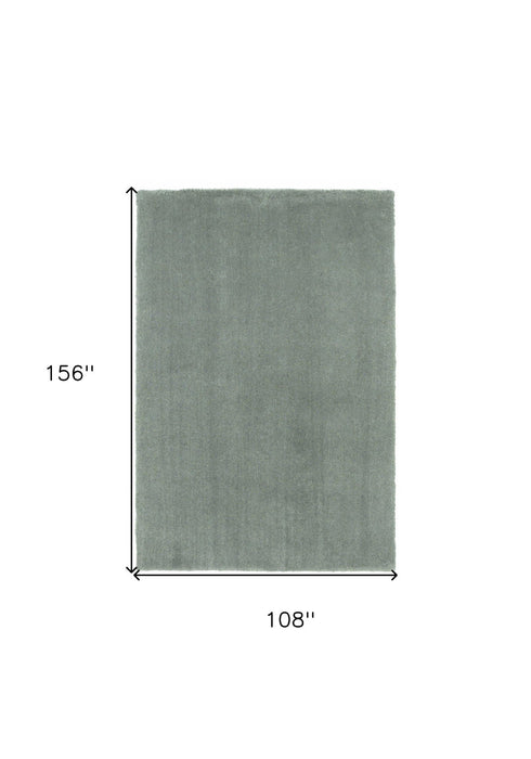 9' x 13' Indoor Shag Rug - Slate Blue