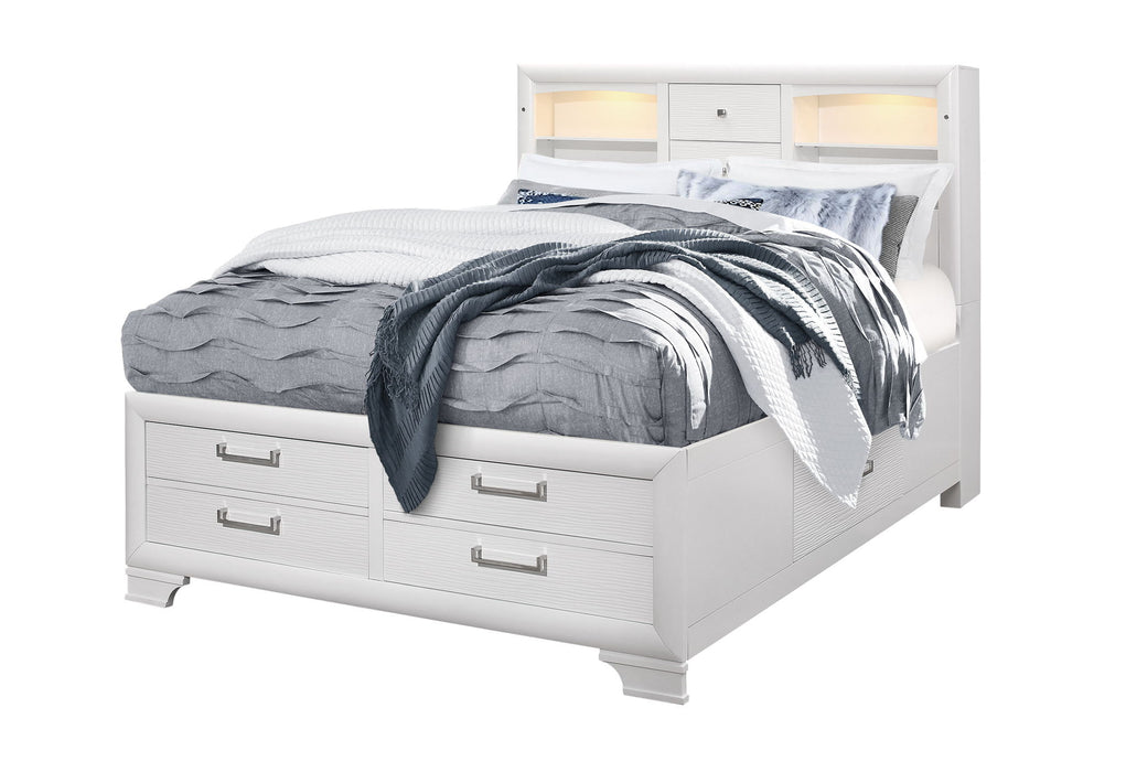 Jordyn - 5 Piece Full Bedroom Set - White