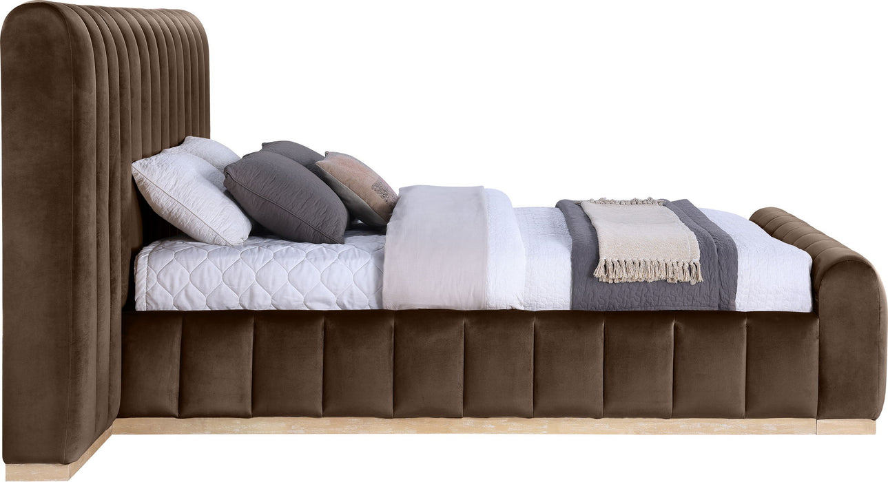 Amara - Velvet Upholstered Bed