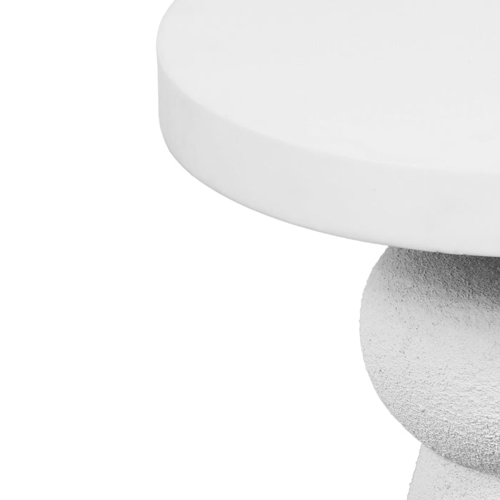 Lupita - Side Table - White