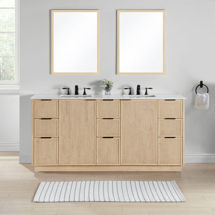 Willard - Engineered Stone And Solid Wood Bathroom Vanity