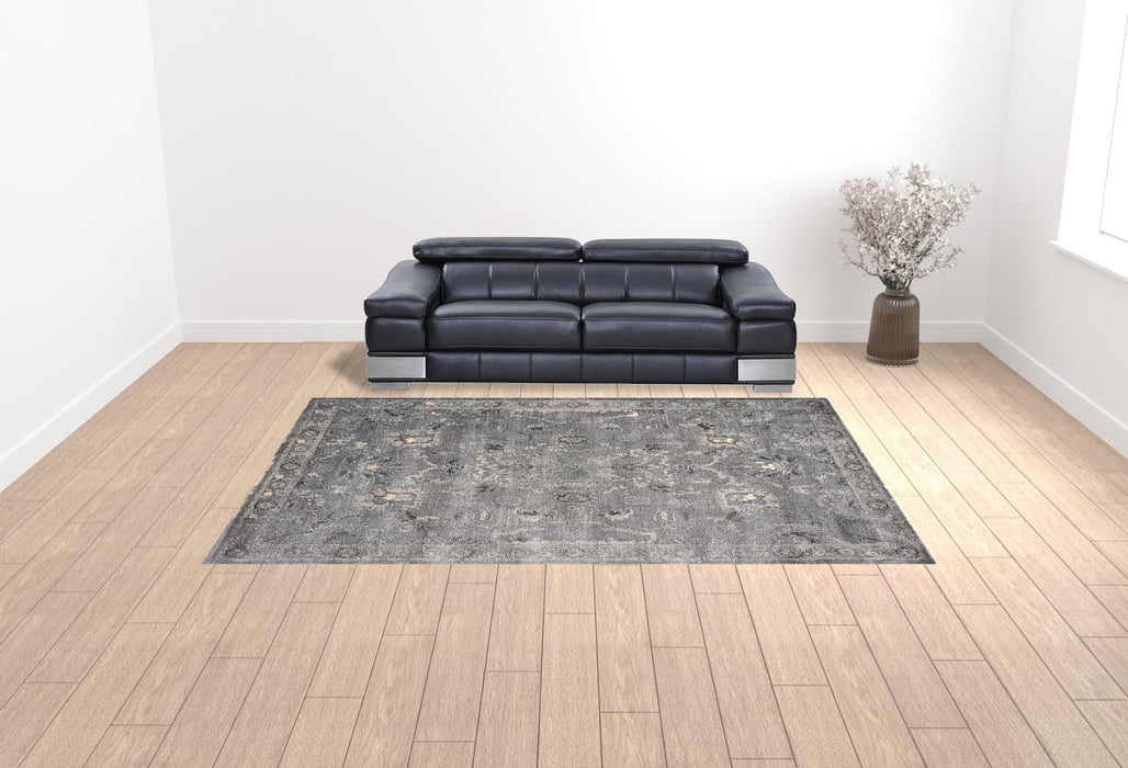 8' x 13' Area Rug - Gray