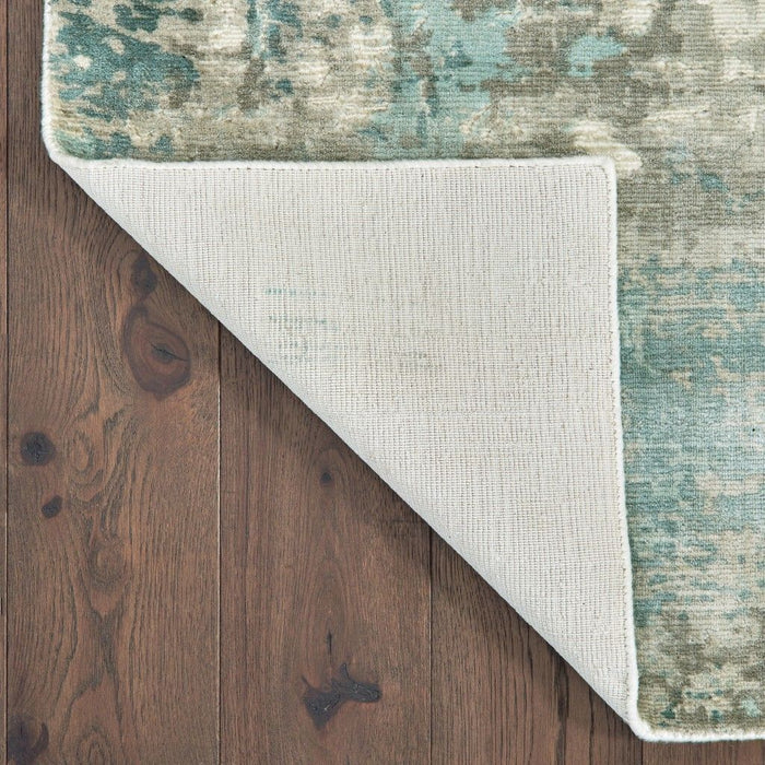 10' x 14' Abstract Pattern Indoor Area Rug - Blue And Gray