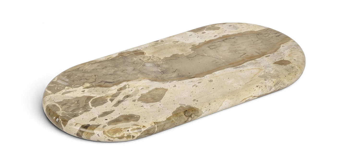Marble tray by Meridian Furniture featuring a sleek, genuine marble surface and elegant design for stylish home decor.