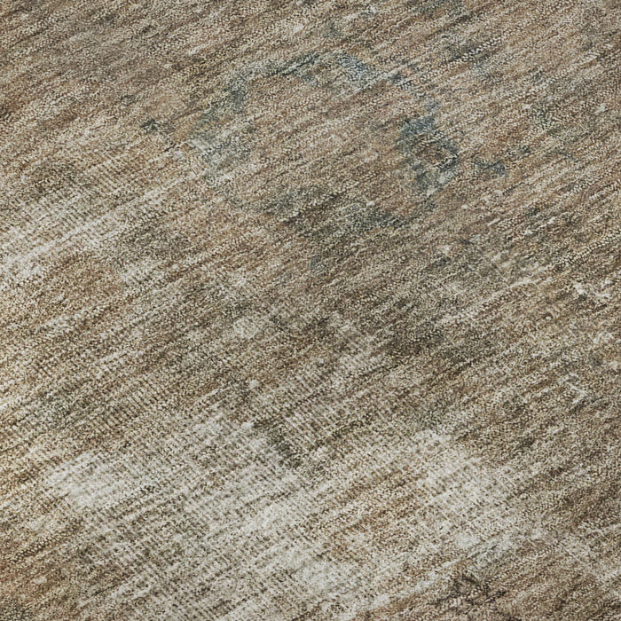 10' X 14' Abstract Washable Area Rug With UV Protection (695336) - Beige / Gray / Khaki
