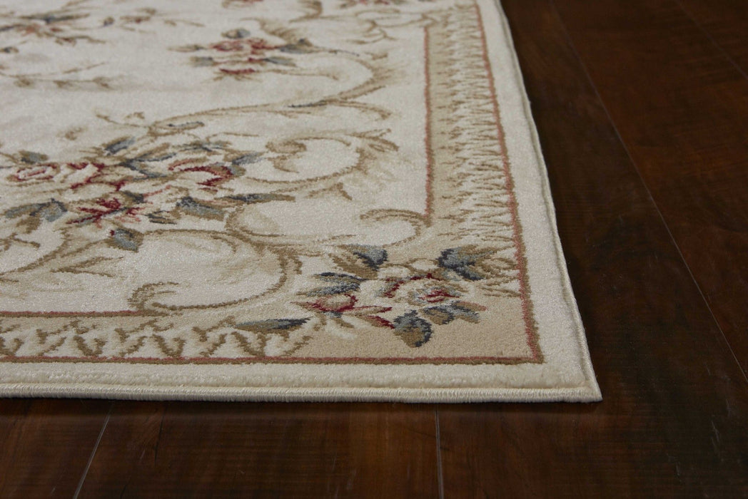 9' x 12' Polypropylene Area Rug - Ivory