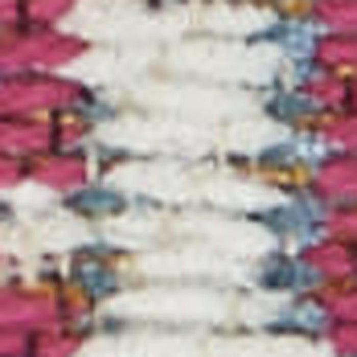 8' X 10' Damask Distressed Area Rug - Ivory