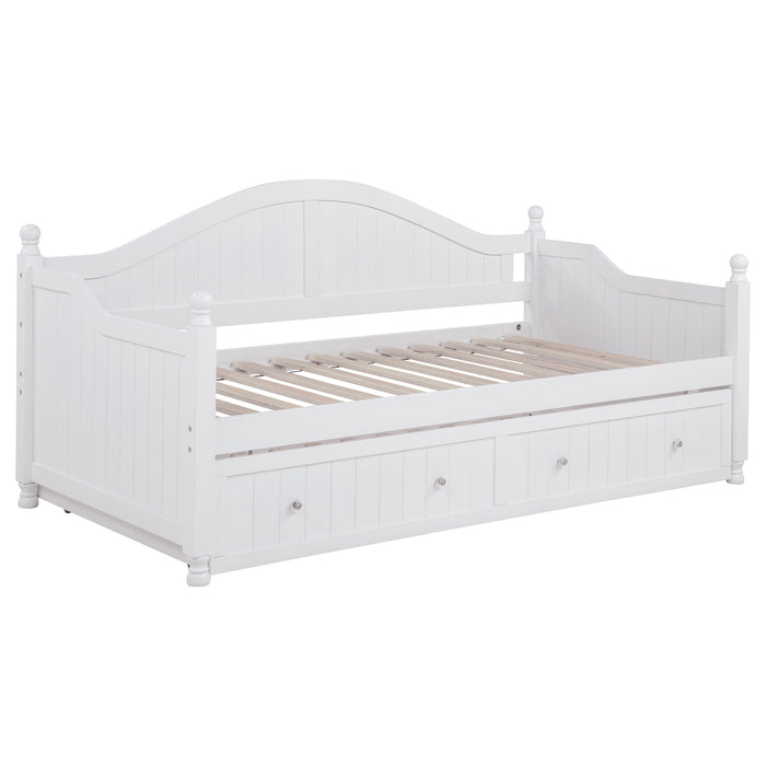 Julie Ann Wood Twin Daybed with Trundle White