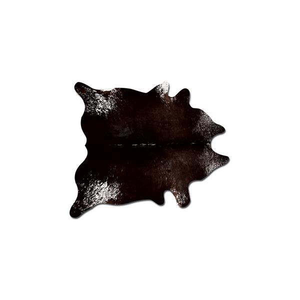 5' x 7' Cowhide - Area Rug - Chocolate And White