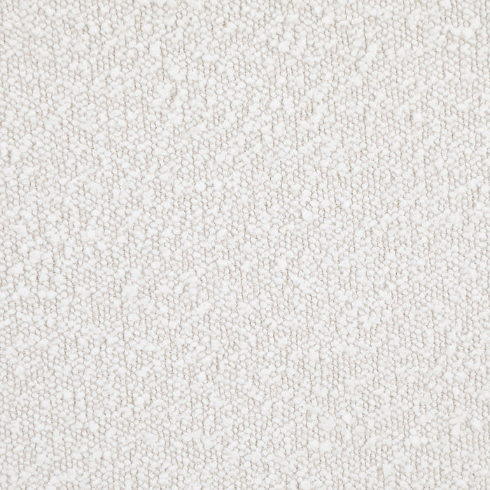 Nala Eastern King Bouclé Upholstered Platform Bed Cream