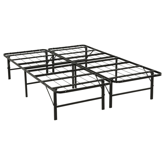 Kramer Full Folding Metal Platform Bed Frame Black