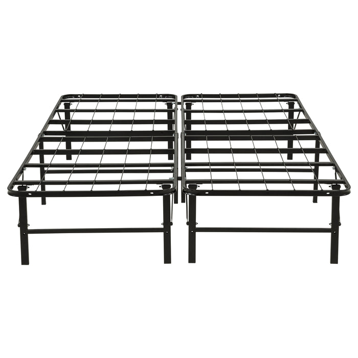Kramer Full Folding Metal Platform Bed Frame Black