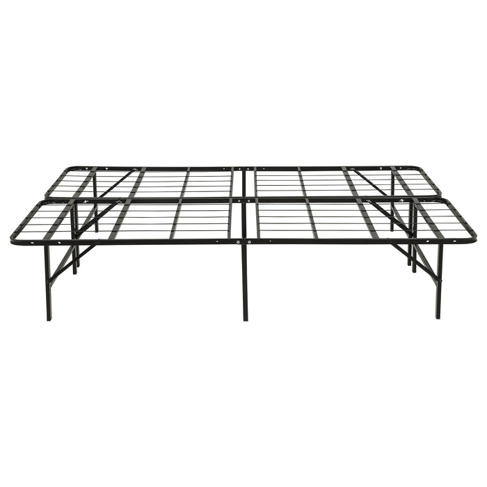 Kramer Full Folding Metal Platform Bed Frame Black