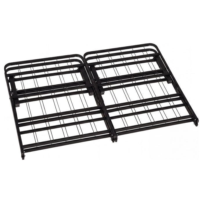 Kramer Full Folding Metal Platform Bed Frame Black
