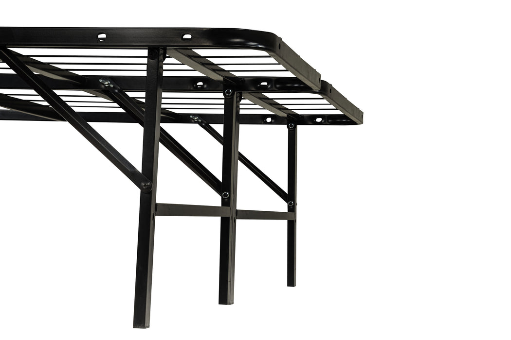 Kramer Full Folding Metal Platform Bed Frame Black